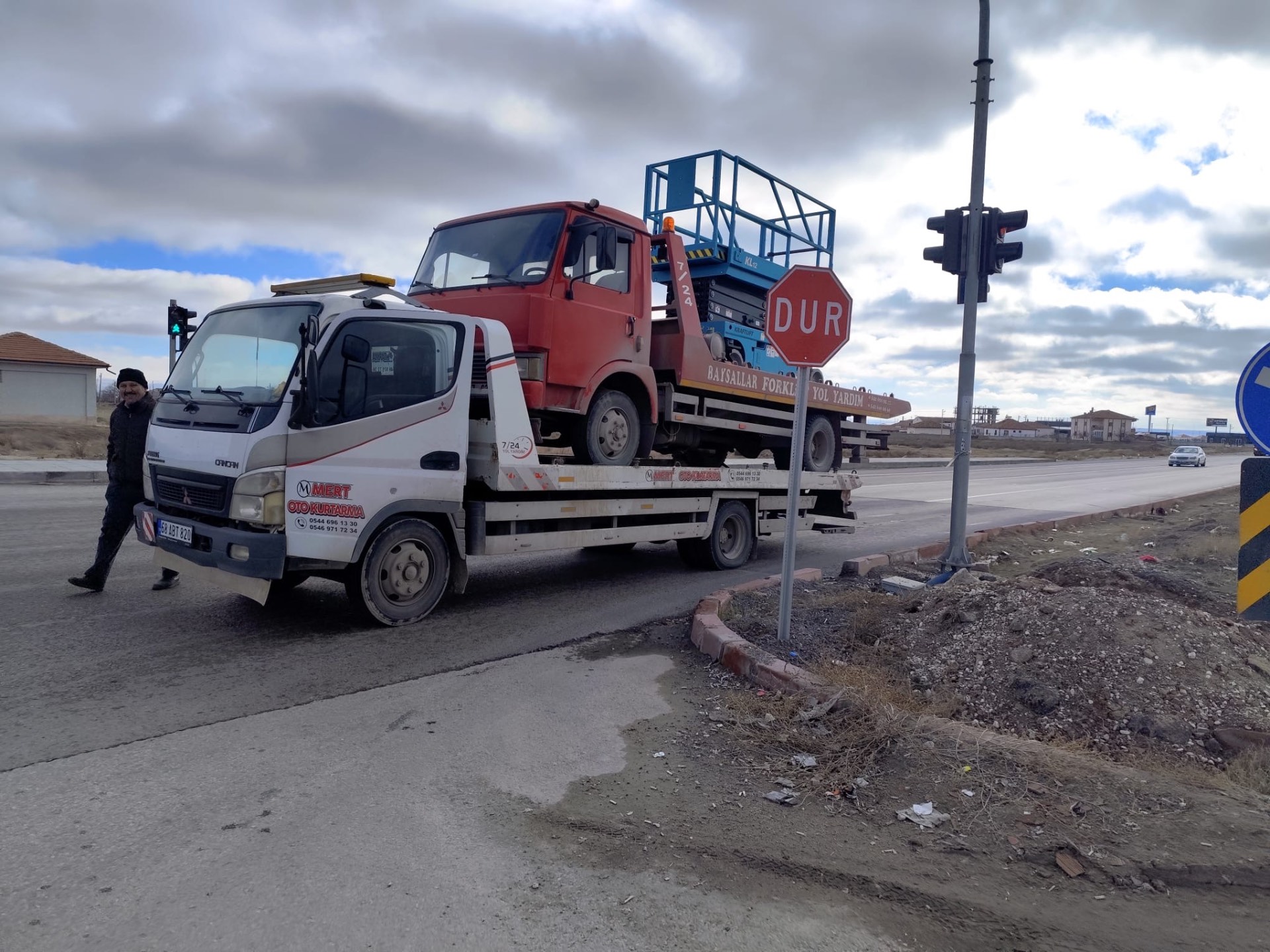 Forklift / iş makinesi taşıma
